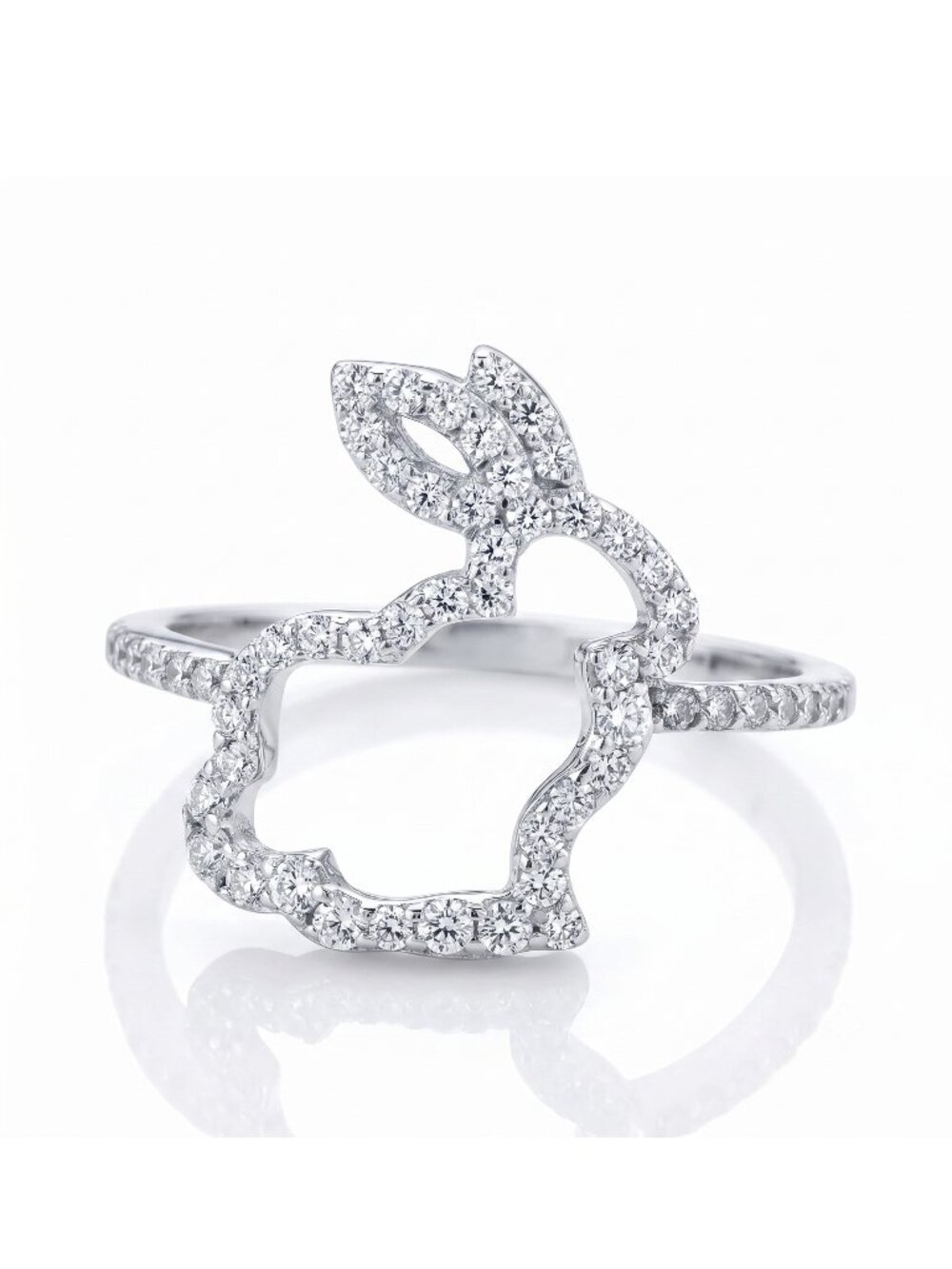 Bunny Ring, 925 Sterling Silver, Charmed Aroma Easter 2018